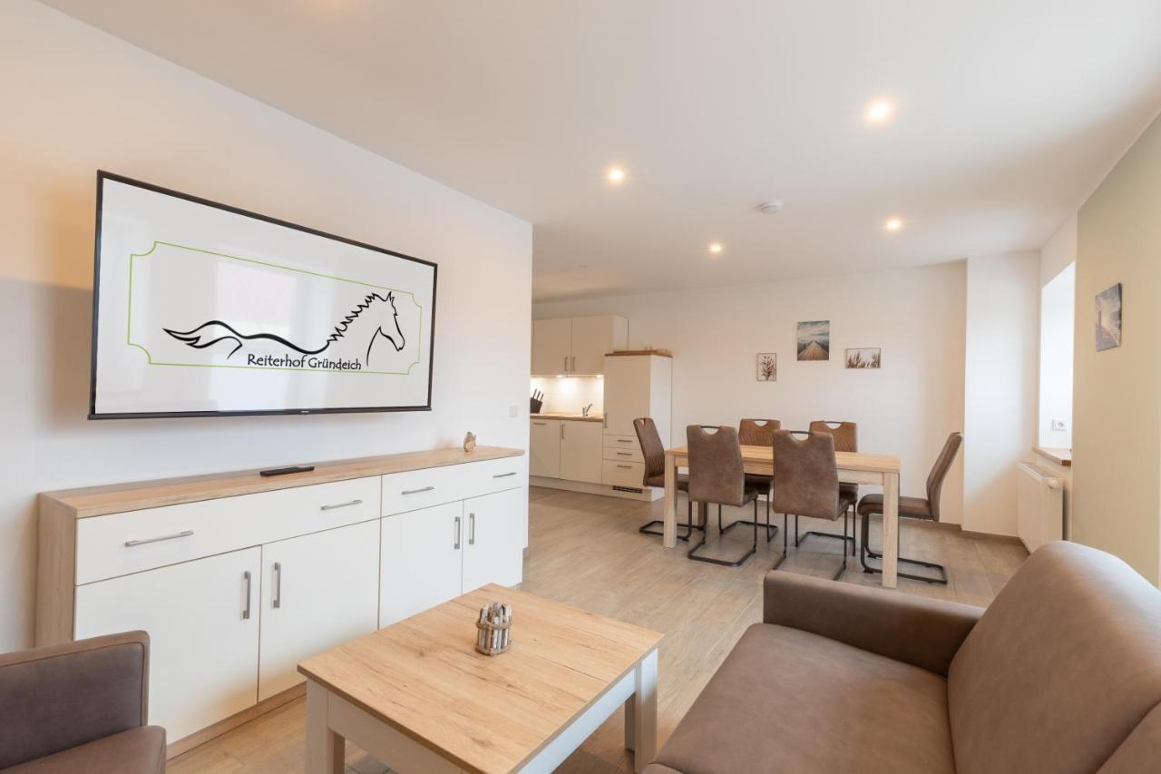 Reiterhof Gruendeich Apartment Holtgast ภายนอก รูปภาพ